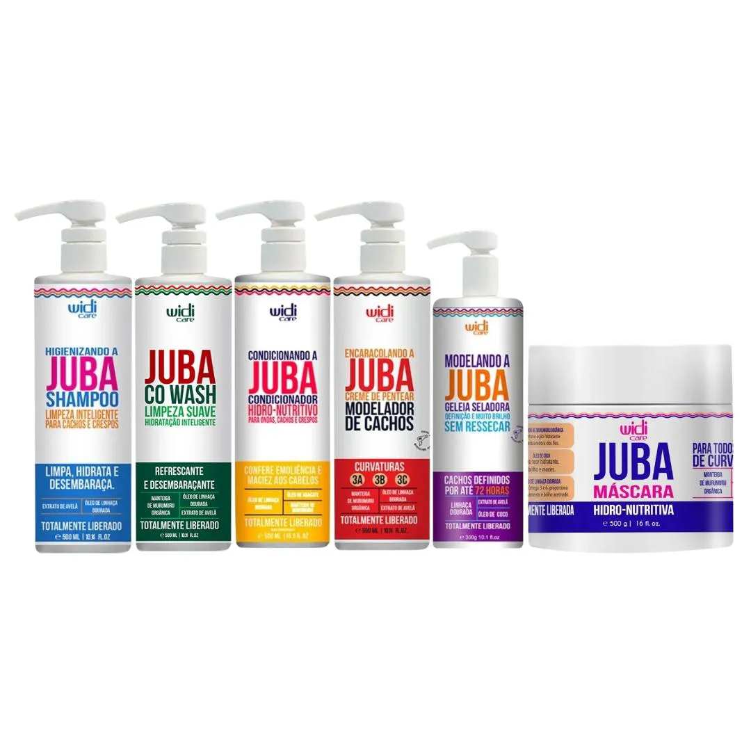 KIT WIDI CARE JUBA SH CO WASH COND ENCARACOLANDO GELEIA MASC