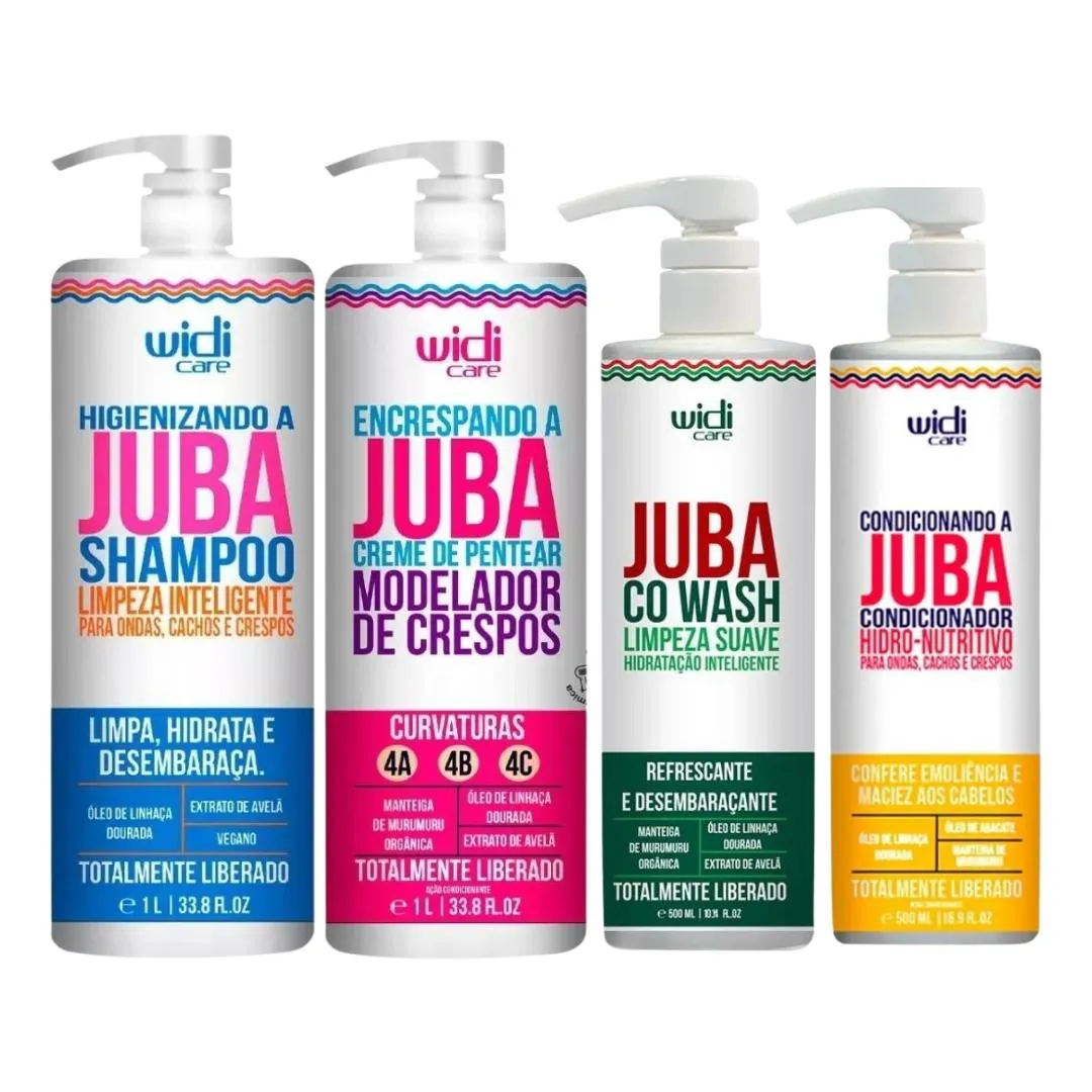KIT WIDI CARE JUBA SH E ENCRESPANDO 1L + COND E COWASH 500ML