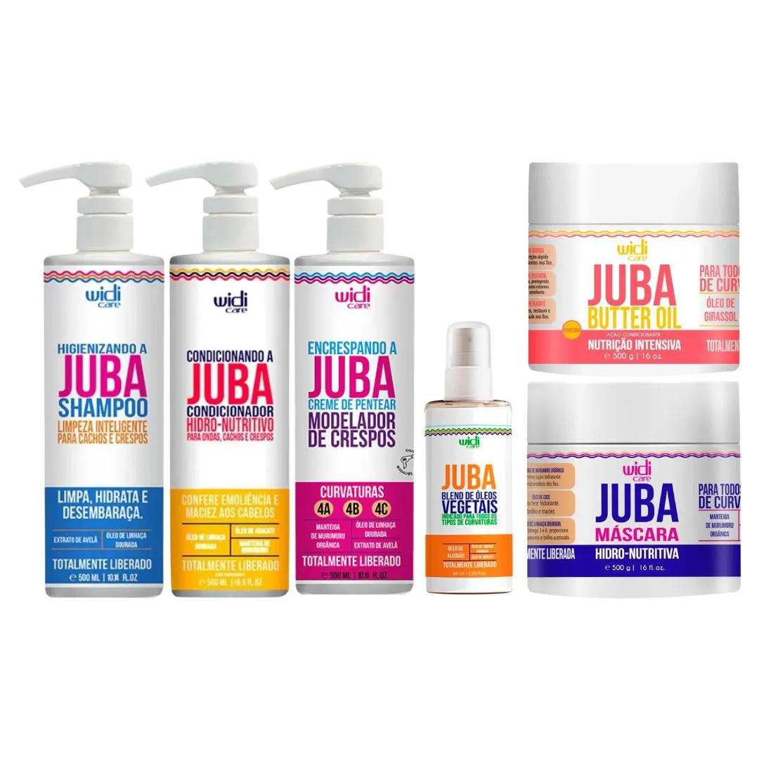 KIT WIDI CARE JUBA SH COND ENCRESPANDO BLEND MASC BUTTER OIL