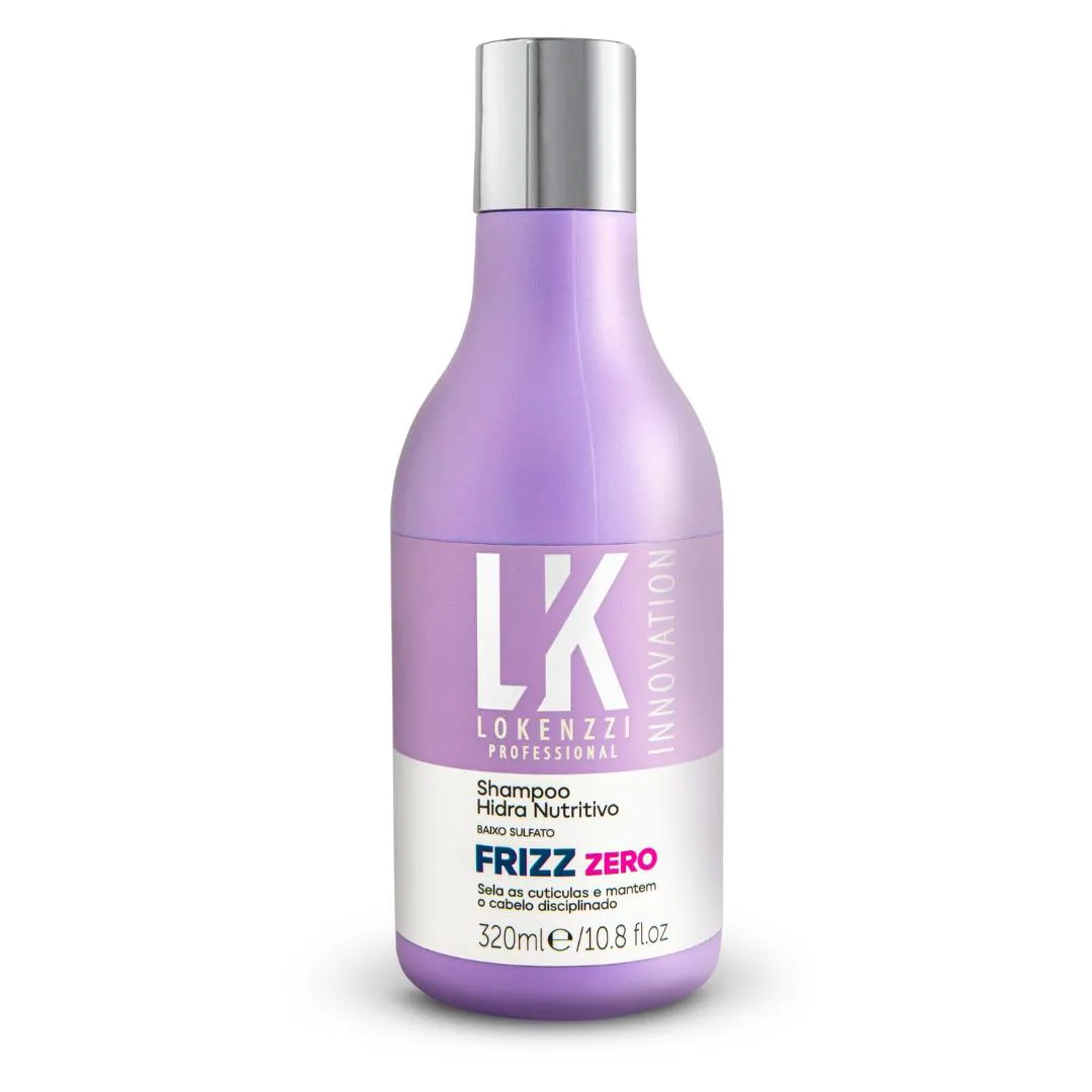 LOKENZZI FRIZZ ZERO SHAMPOO HIDRA NUTRITIVO ANTI FRIZZ 320ML