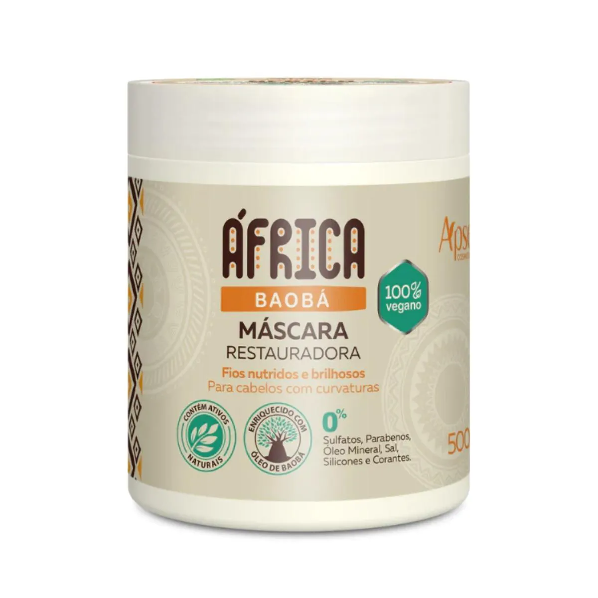 MASCARA RESTAURADORA AFRICA BAOBA APSE VEGANO 500G