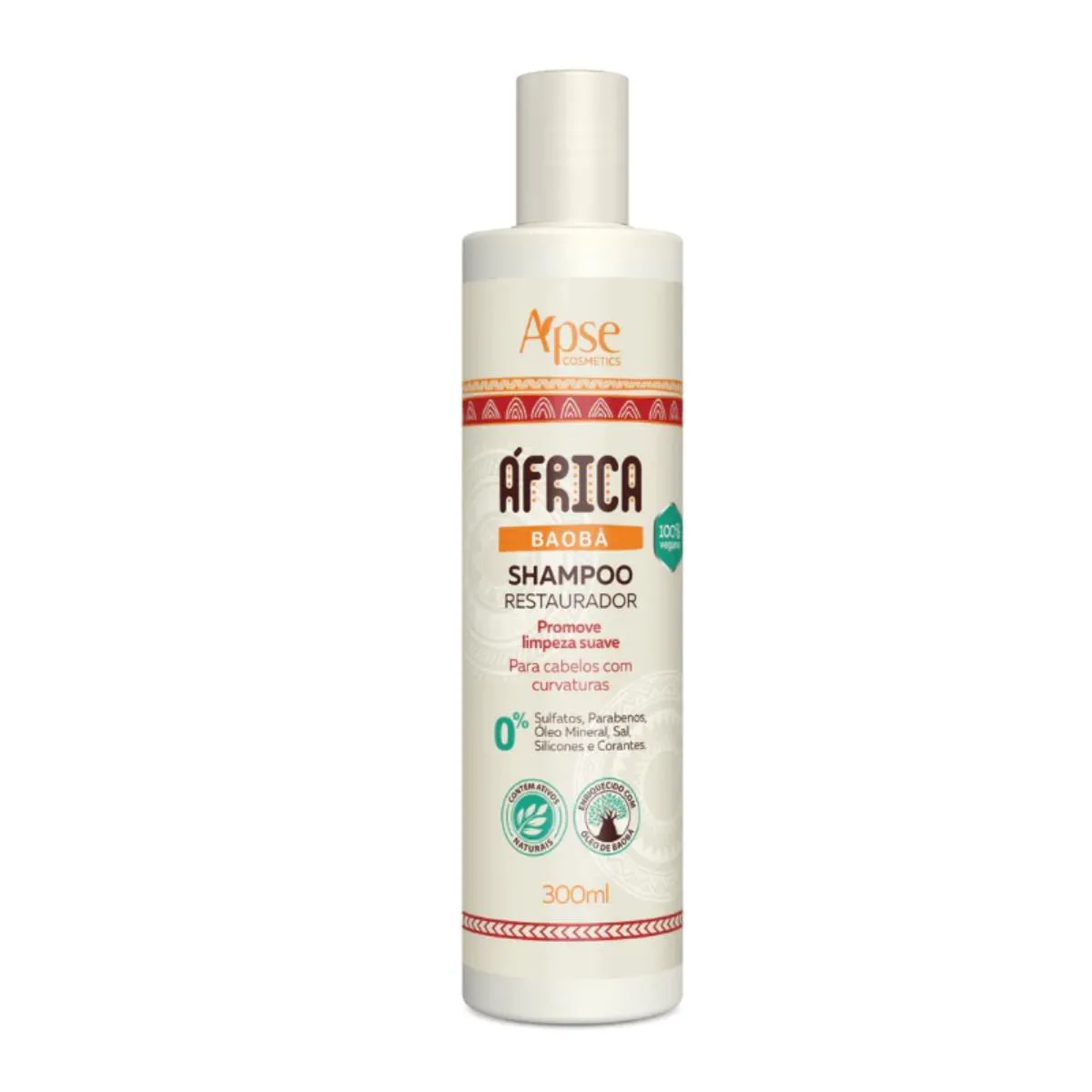 SHAMPOO RESTAURADOR AFRICA BAOBA APSE VEGANO 300ML