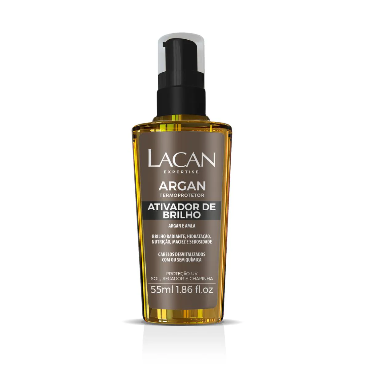 ARGAN ATIVADOR DE BRILHO TERMOPROTETOR LACAN 55ML