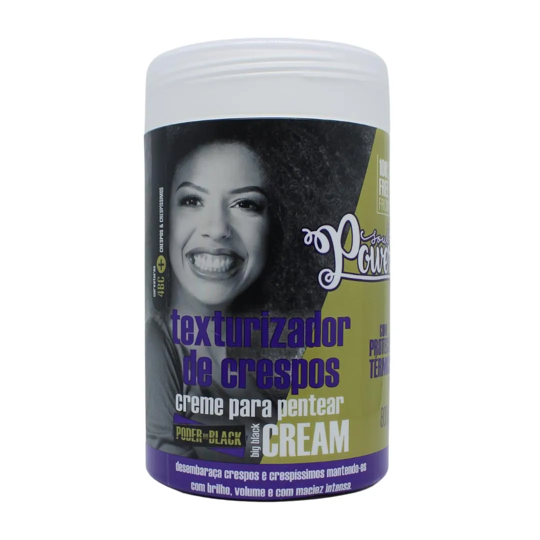 CREME DE PENTEAR PODER BLACK BIG BLACK SOUL POWER 800G