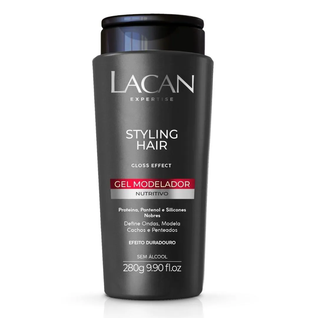 GEL MODELADOR NUTRITIVO STRILING HAIR LACAN 280ML FIXA