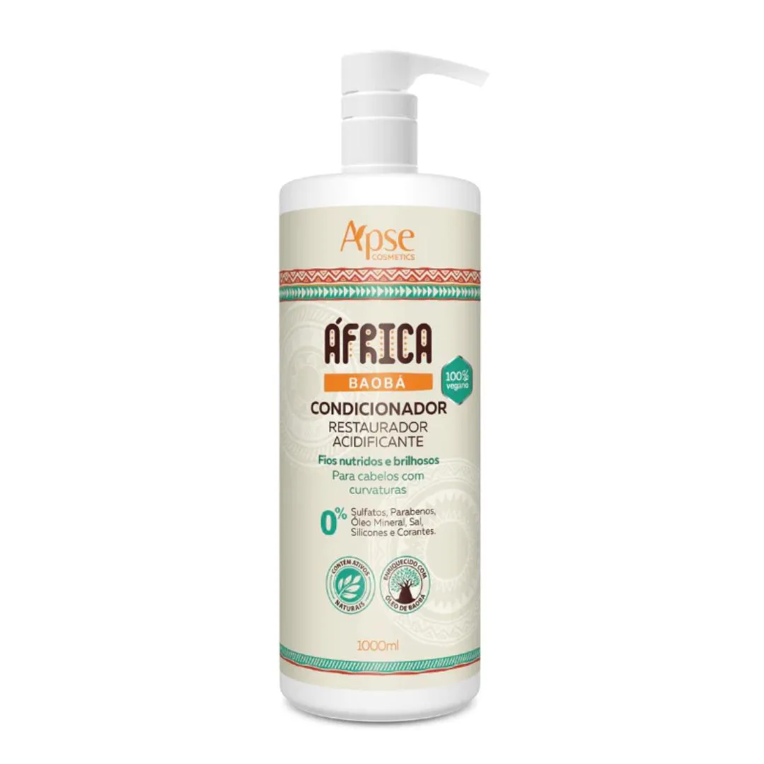 Condicionador Apse África Baobá Restaurador Acidificante 1000ml