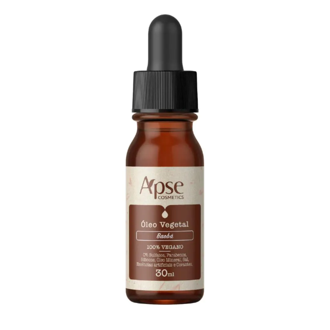 ÓLEO VEGETAL DE BAOBá VEGANO NUTRITIVO SEM SULFATO APSE 30ML