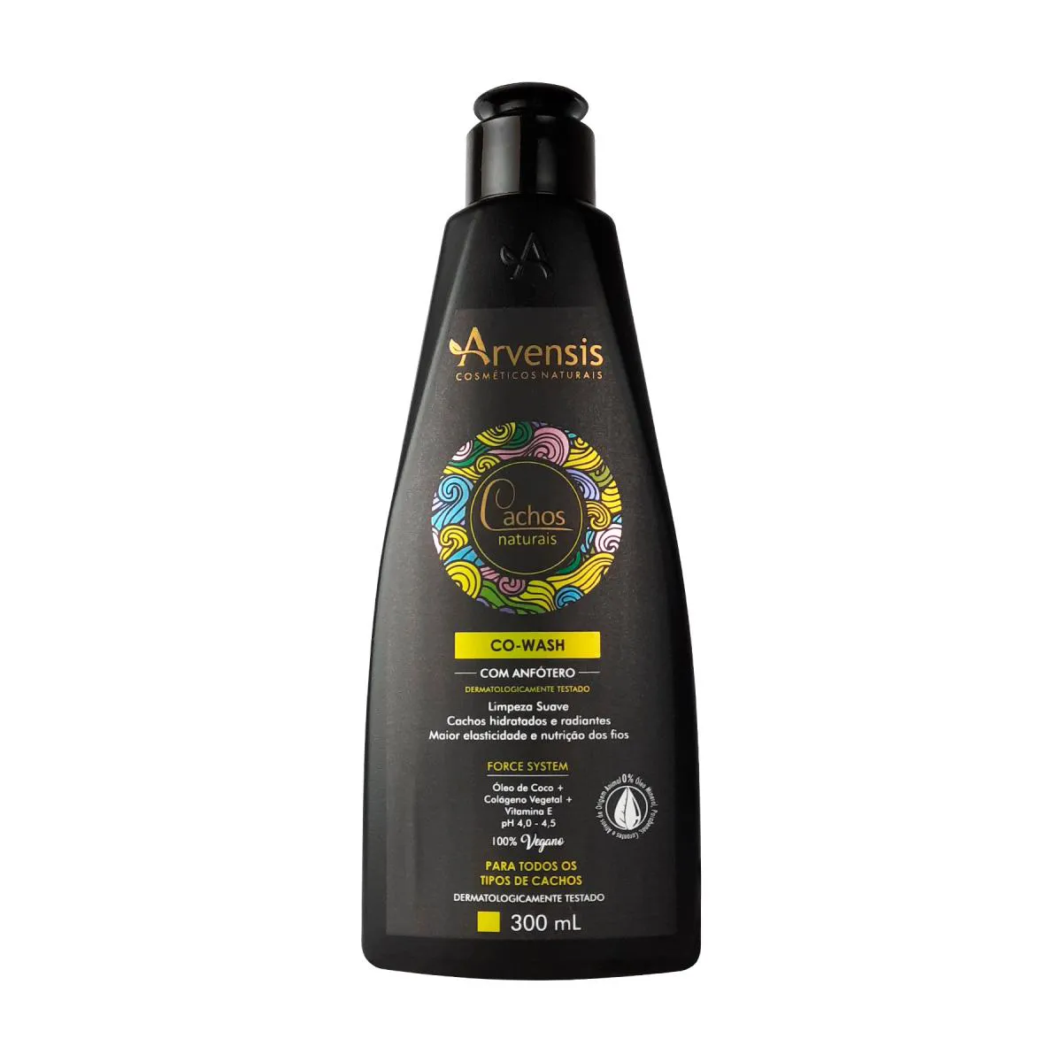 CO-WASH LIMPEZA SUAVE CACHOS NATURAIS ARVENSIS VEGANO 300ML