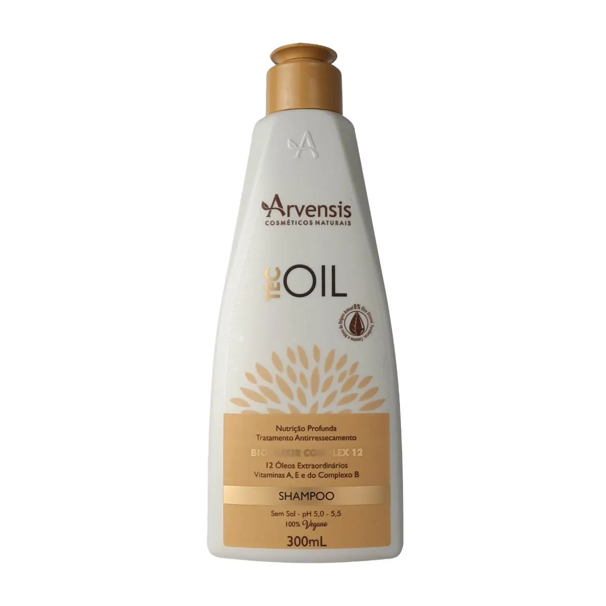 SHAMPOO TEC OIL NUTRIçãO PROFUNDA ARVENSIS VEGANO 300ML