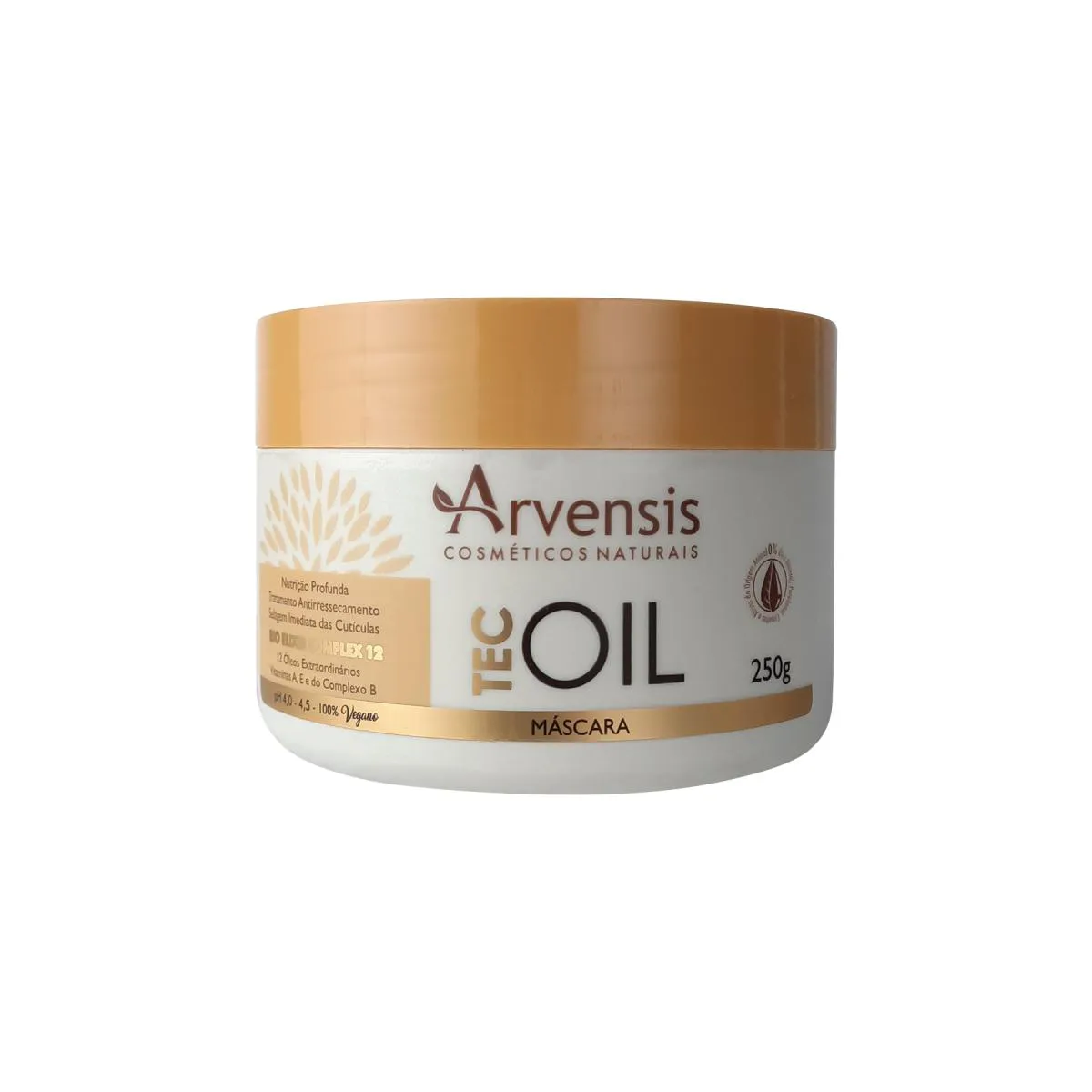 MáSCARA ANTIRRESSECAMENTO TEC OIL ARVENSIS VEGANO 250G