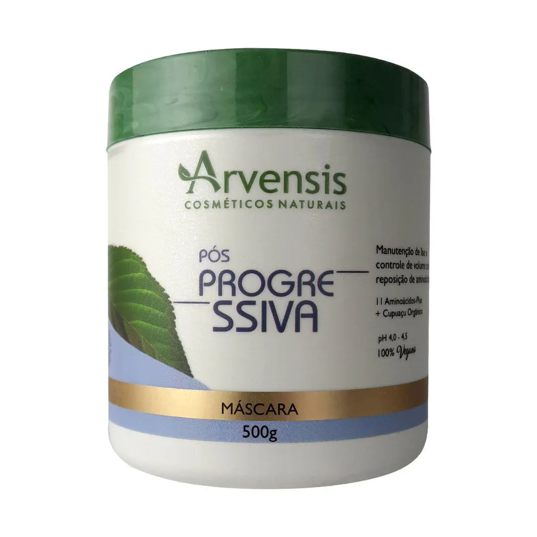 MáSCARA PóS PROGRESSIVA CABELOS LISOS ARVENSIS VEGANO 500G