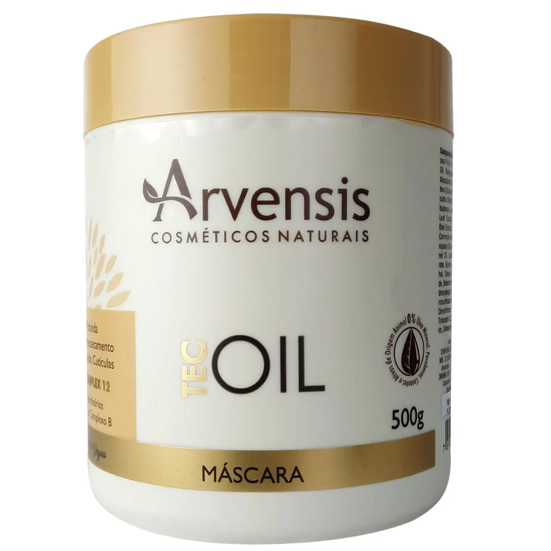 ARVENSIS MASCARA DE NUTRIçãO CAPILAR TEC OIL VEGANO 500G