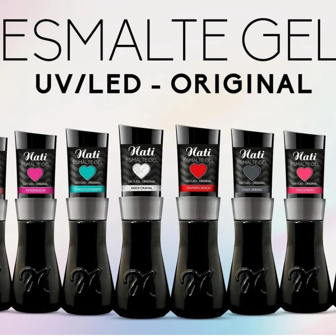 ESMALTE EM GEL UV/LED - NATI Doce Cristal