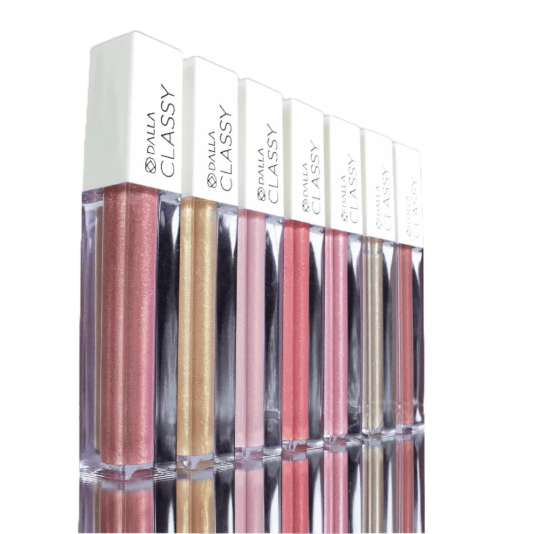 GLOSS LíQUIDO LABIAL COM GLITTER LINHA CLASSY - DALLA Luxe Woman