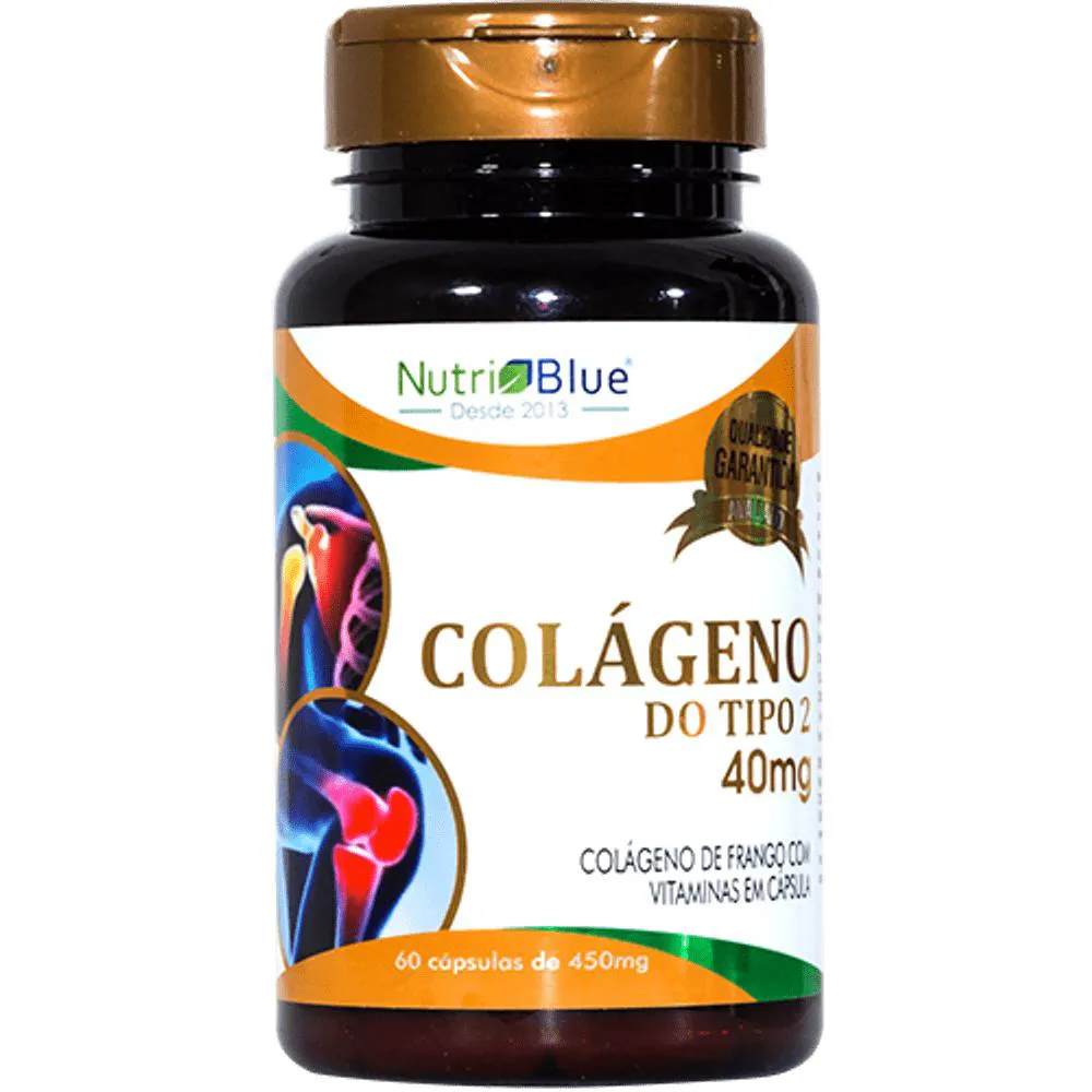 1 FRASCO - COLáGENO TIPO 2 UC II EM CAPSULAS NUTRIBLUE