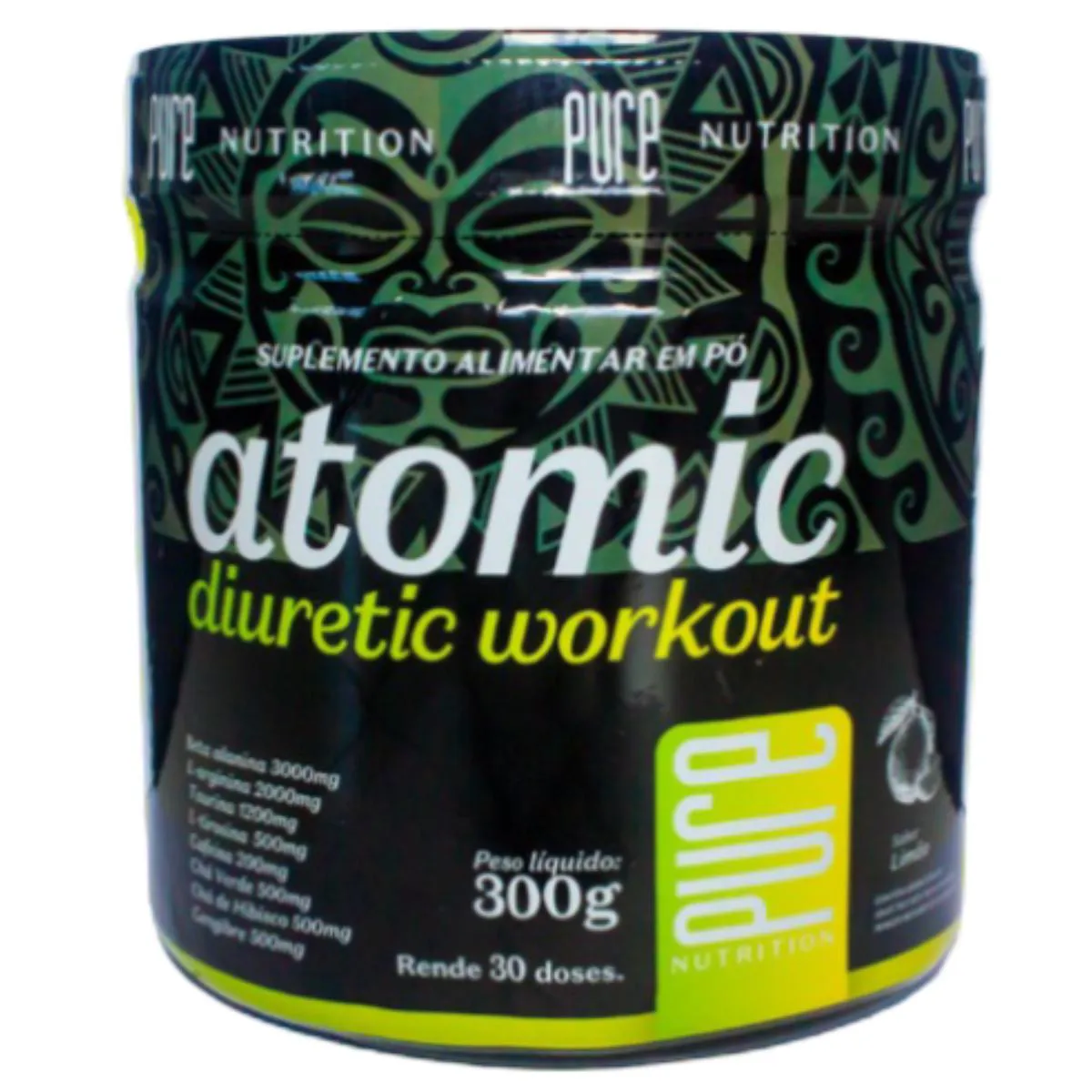 ATOMIC DIURETIC WORKOUT 300G LIMÃO - PURE NUTRITION - BR