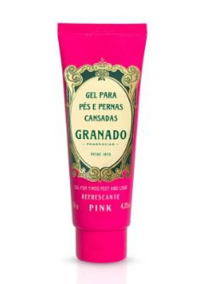 GEL PARA PéS E PERNAS CANSADAS PINK GRANADO - 120G