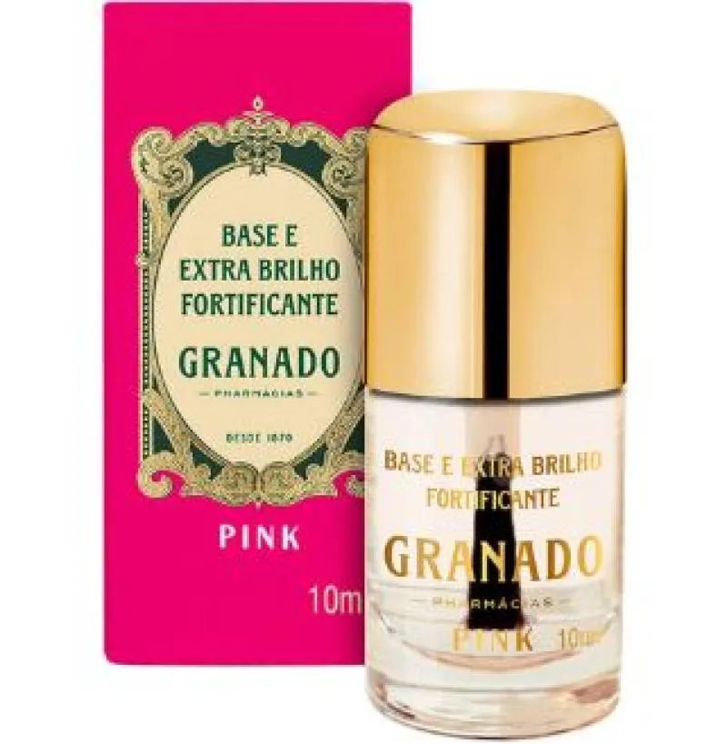 BASE E EXTRA BRILHO FORTIFICANTE GRANADO PINK 10ML