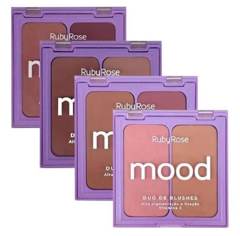 DUO DE BLUSH FEELS MOOD RUBY ROSE B30b80  Coral Crush  Rich Rouge