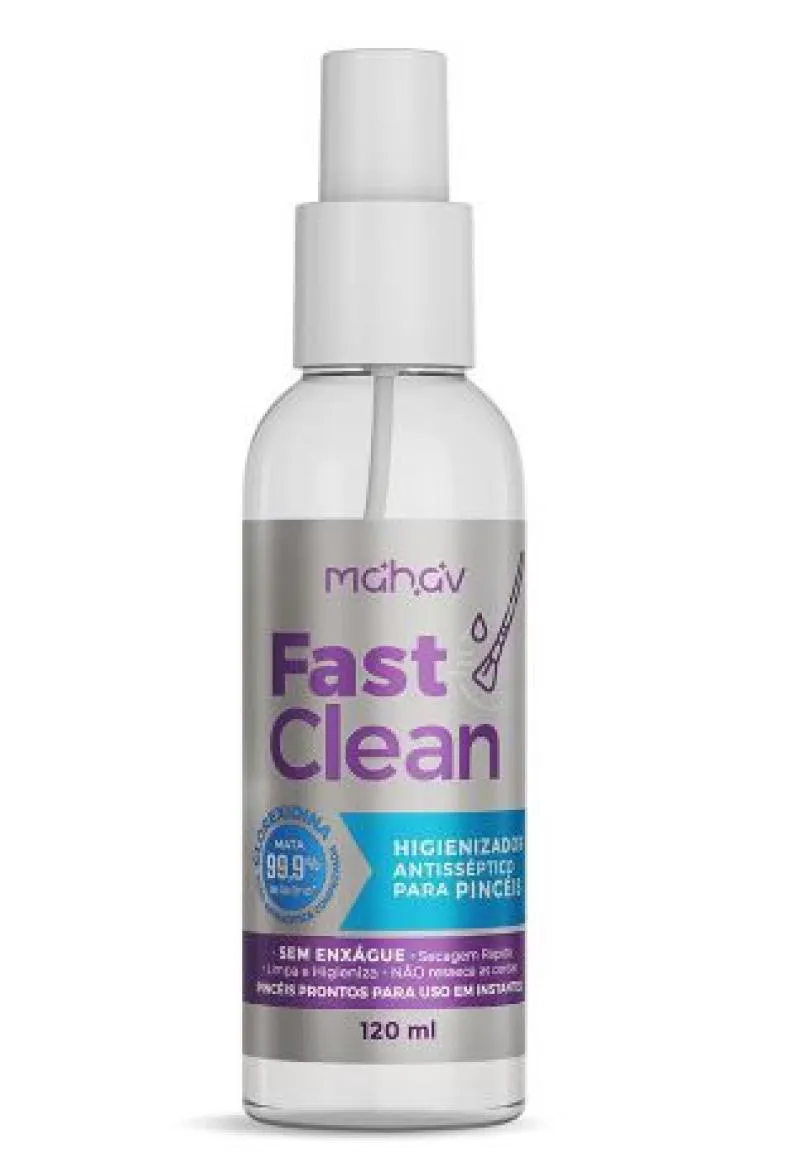 HIGIENIZADOR ANTISSéPTICO PARA PINCéIS FAST CLEAN MAHAV