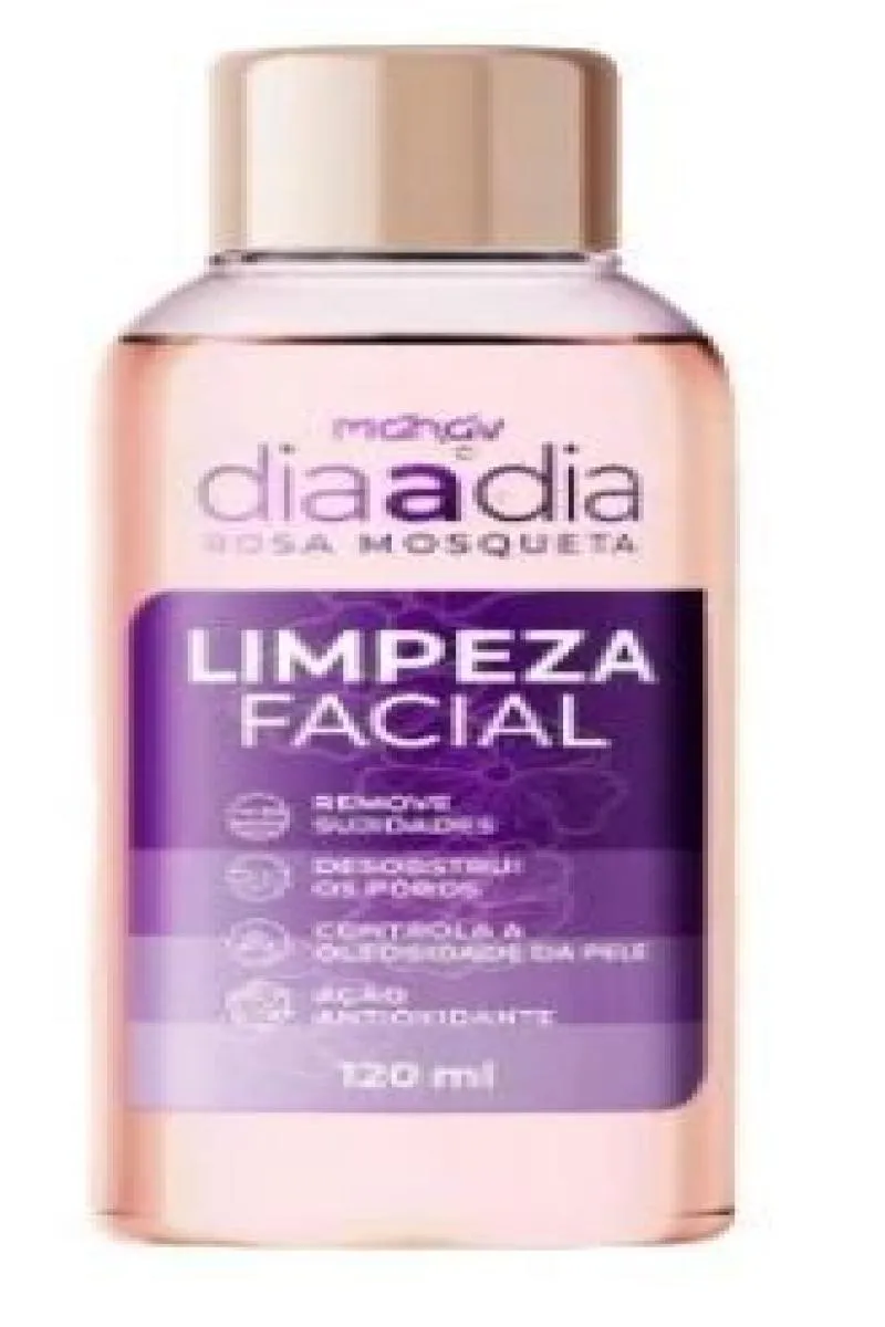 LIMPEZA FACIAL DIA A DIA VEGANO MAHAV ROSA MOSQUETA 120ML