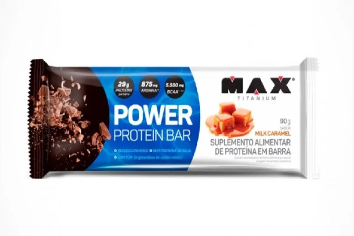 POWER PROTEIN BAR (41G) - SABOR: MILK CARAMEL