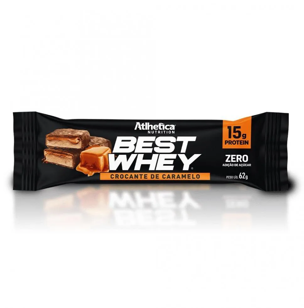 BEST WHEY BAR (62G) - SABOR: CROCANTE DE CARAMELO