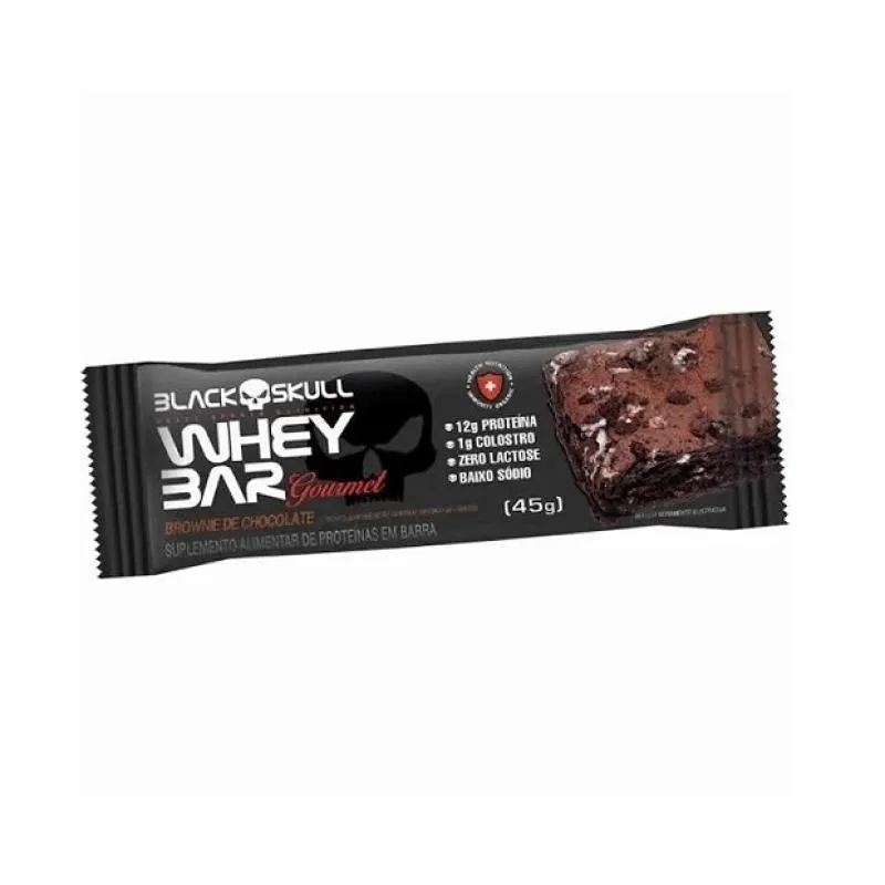 WHEY BAR GOURMET (45G) - SABOR: BROWNIE DE CHOCOLATE