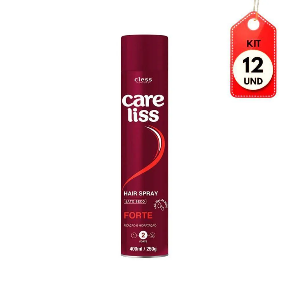 KIT C-12 CARE LISS HAIR SPRAY FORTE 400ML
