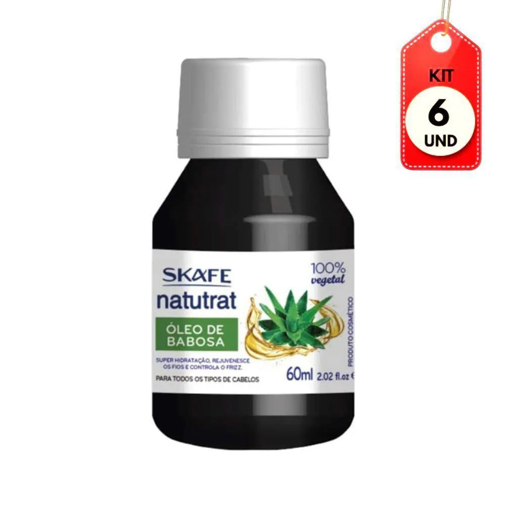 KIT C-06 SKAFE NATUTRAT óLEO DE BABOSA CAPILAR 60ML