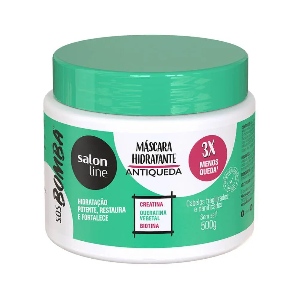 SALON LINE SOS BOMBA ANTIQUEDA MáSCARA CAPILAR 500G