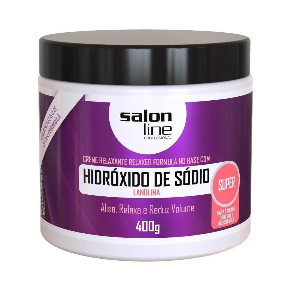 SALON LINE SUPER HIDRóXIDO DE SóDIO MáSCARA CAPILAR 400G