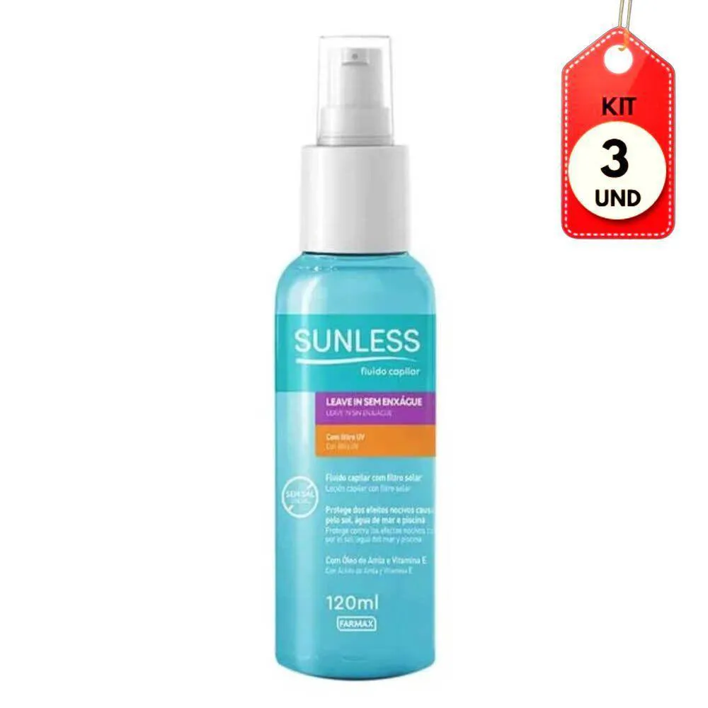 KIT C-03 FARMAX SUNLESS FLUíDO CAPILAR C- FILTRO SOLAR 120ML