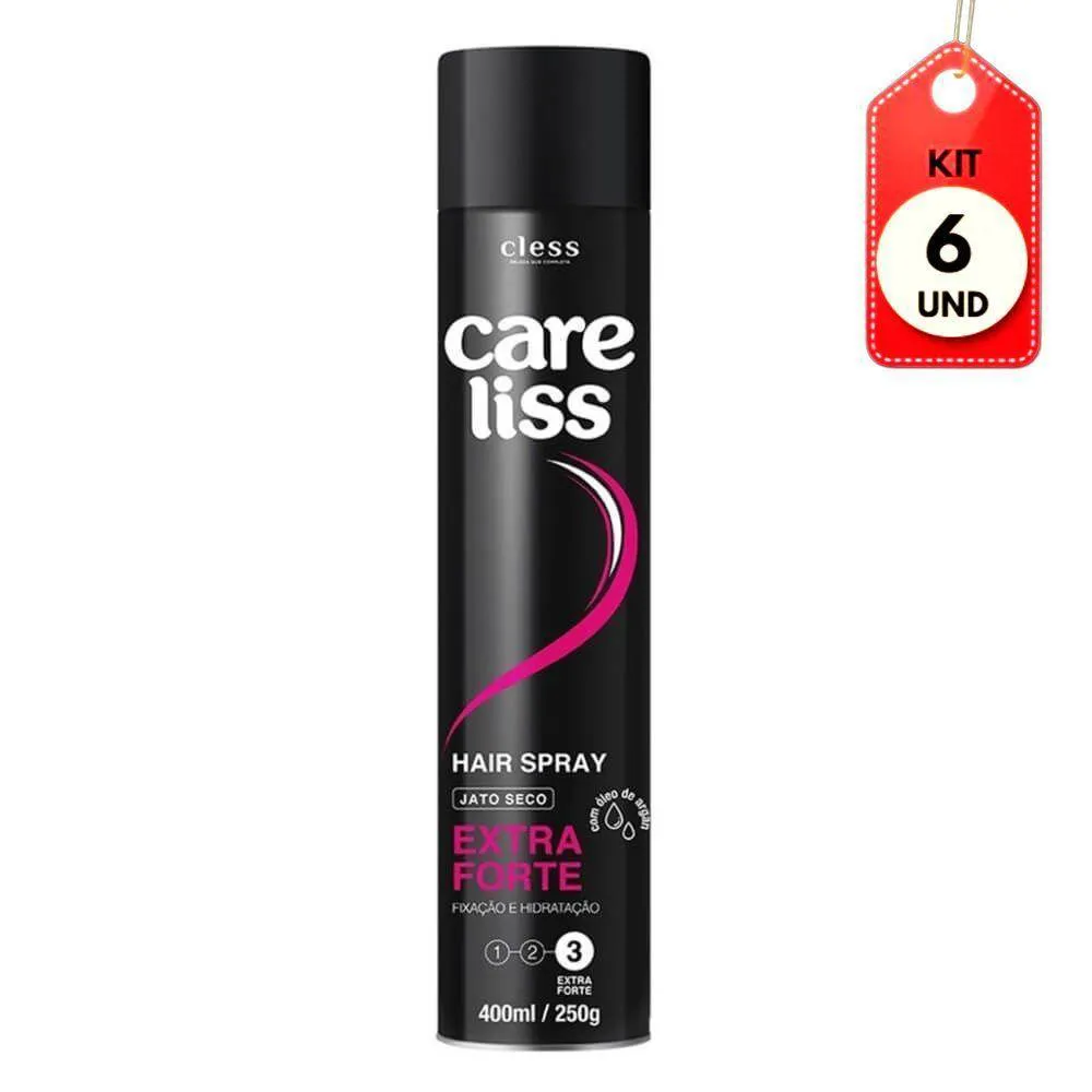 KIT C-06 CLESS CARE LISS HAIR SPRAY EXTRA FORTE 400ML