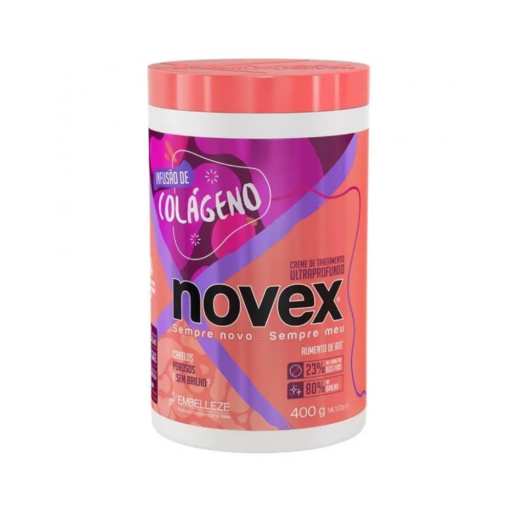 NOVEX INFUSãO DE COLáGENO CREME DE TRATAMENTO 400G