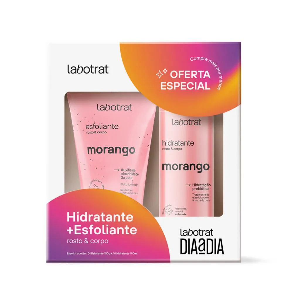 KIT DIA A DIA LABOTRAT MORANGO C/2UN