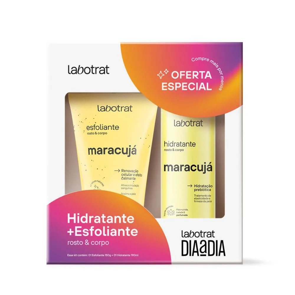 KIT DIA A DIA LABOTRAT MARACUJá C/2UN