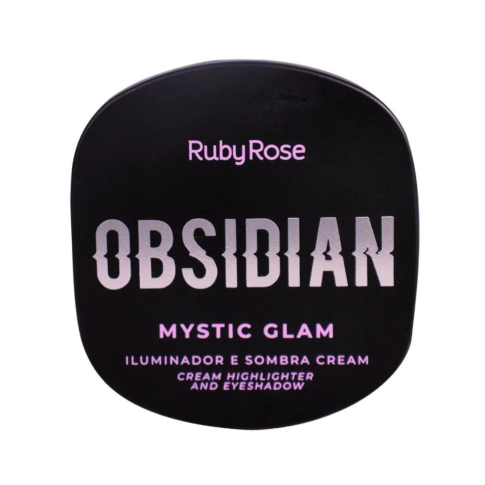 ILUMINADOR E SOMBRA CREAM MYSTIC GLAM OBSIDIAN RUBY ROSE PEARL