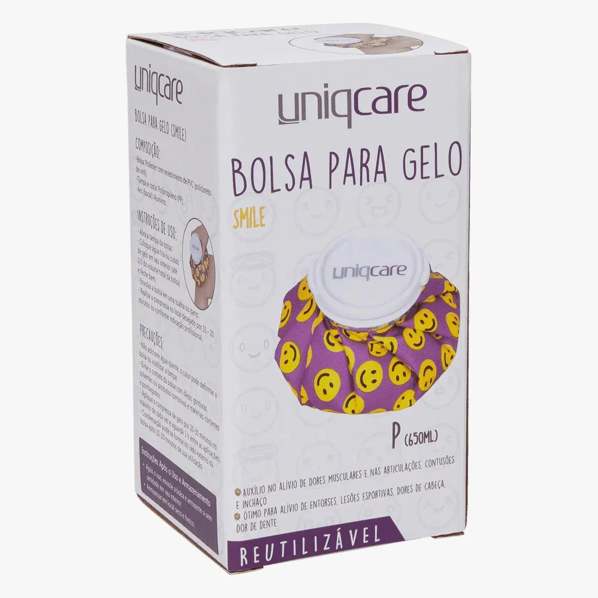 UNIQCARE - BOLSA PARA GELO SMILE P (650ML)