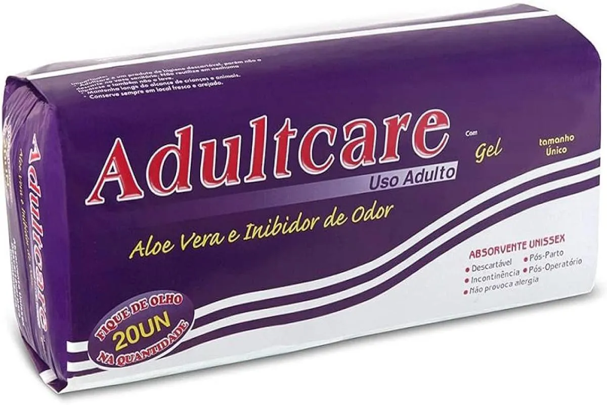 ADULTCARE - ABSORVENTE GERIáTRICO C/ 20 UNIDADES