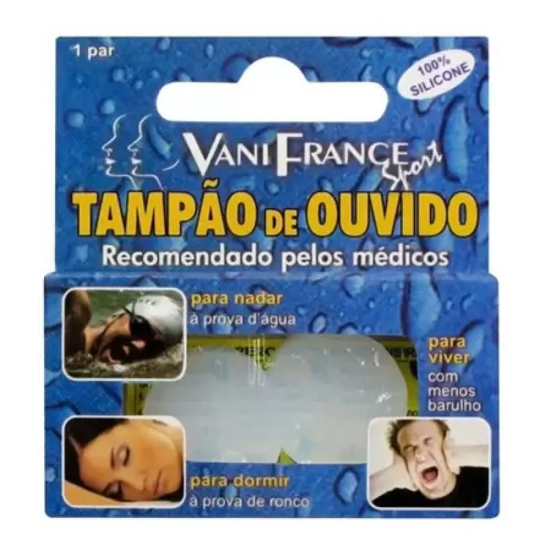 TAMPãO DE OUVIDO SILICONE PAR