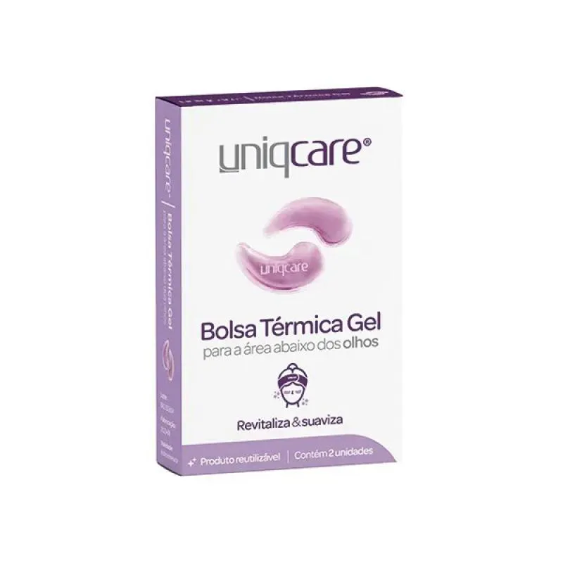 UNIQCARE - BOLSA TéRMICA GEL PARA ÁREA ABAIXO DOS OLHOS