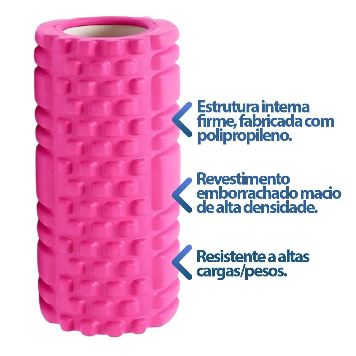 SUPERMEDY - ROLO DE MASSAGEM ROSA