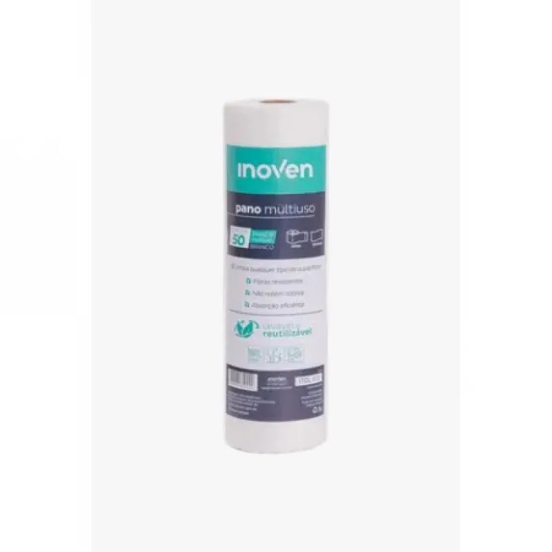 INOVEN - ROLO 28X25M BRANCO (50 PANOS)