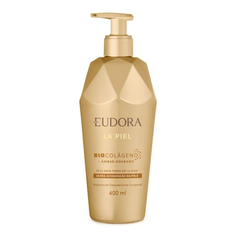 EUDORA LA PIEL AMBAR DOURADO HIDRATANTE CORPORAL 400ML