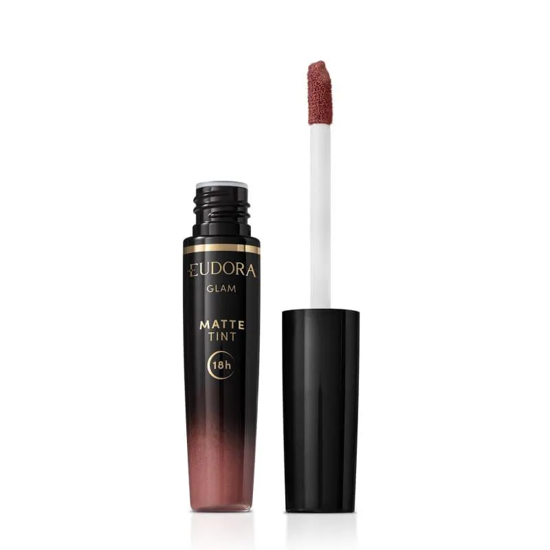EUDORA GLAM BATOM LIQUIDO MATTE TINT ROSÉ VINTAGE 4ML