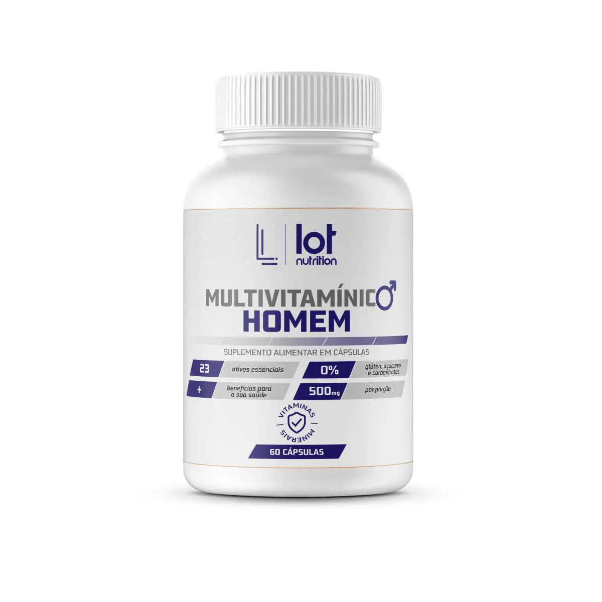 MULTIVITAMINICO HOMEM 60 CáPSULAS LOT NUTRITION