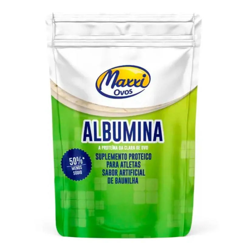 MAXXIOVOS ALBUMINA BAUNILHA 500G