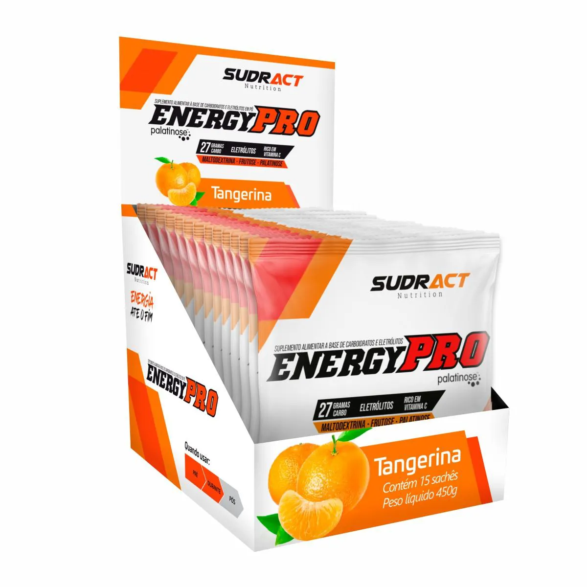 ENERGY PRO DISPLAY 15 SACHES DE 30G CADA - TANGERINA