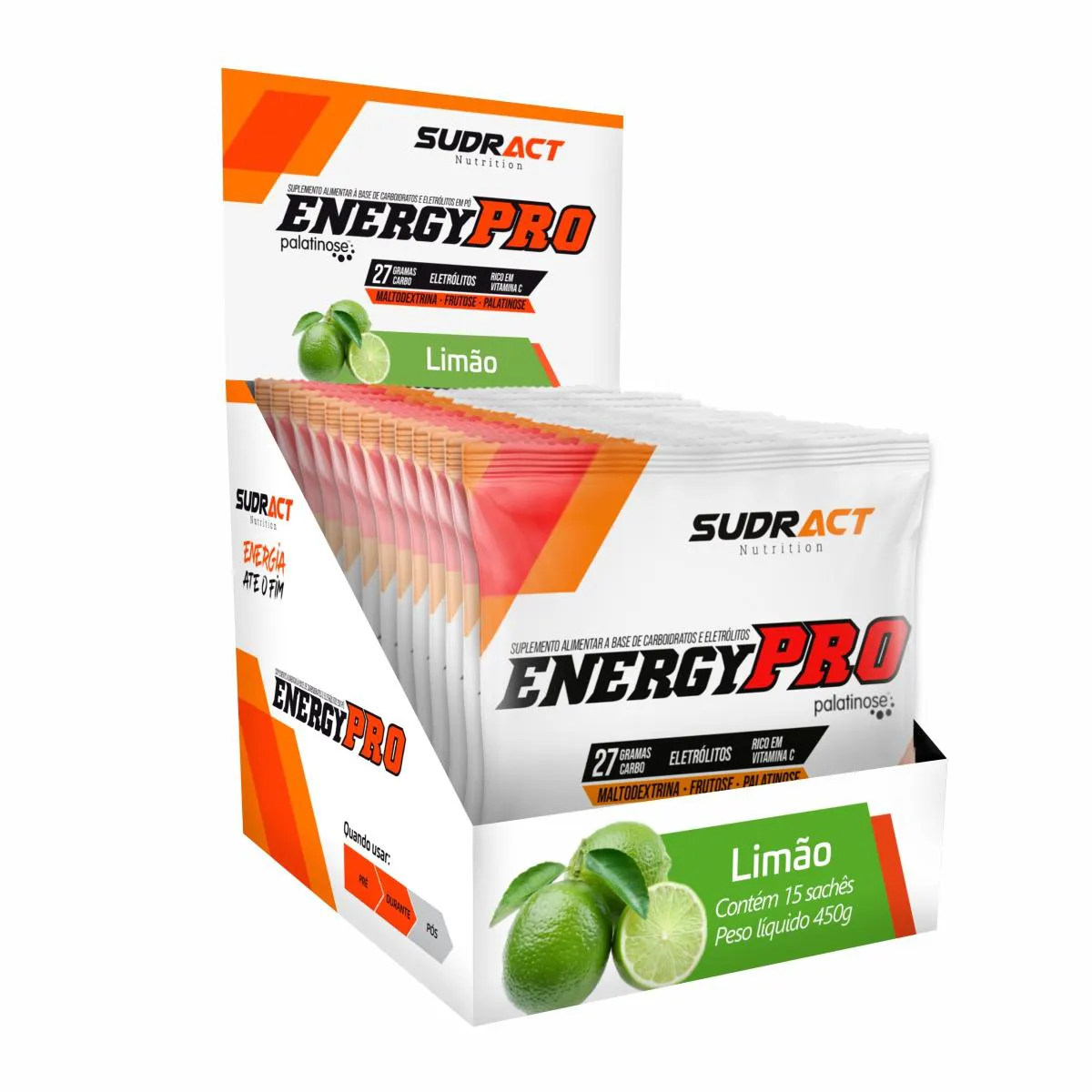 ENERGY PRO DISPLAY 15 SACHES DE 30G CADA - LIMAO